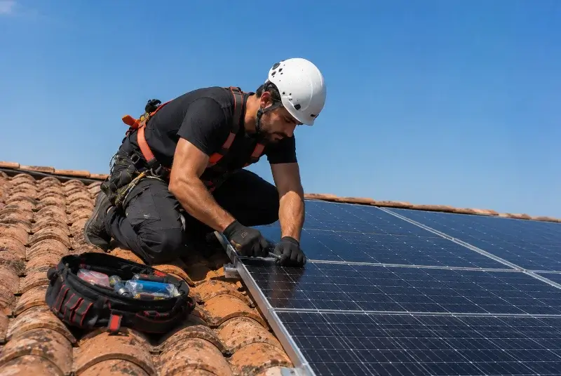 Maintenance et monitoring de panneaux solaires à Pougne-Hérisson
